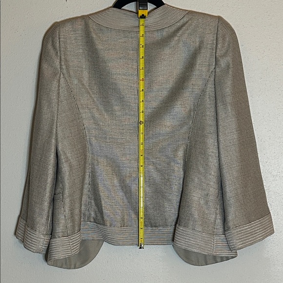 Armani Collezioni Elegant Black-White Suit- Blazer and Pants Set- W Sz8 - Picture 5 of 8